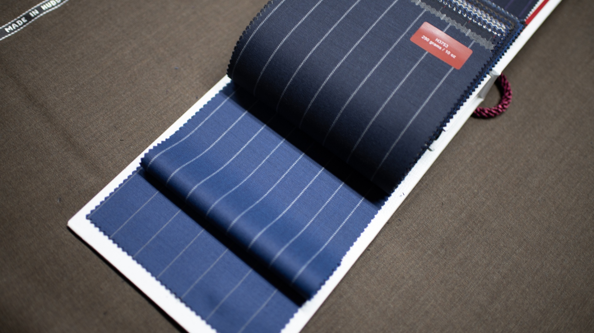 Huddersfield fabric swatches